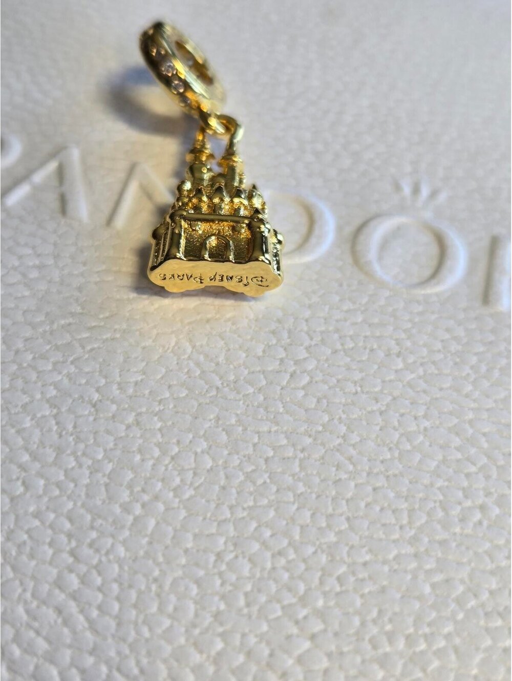 Pandora Disney Castle Gold Charm
